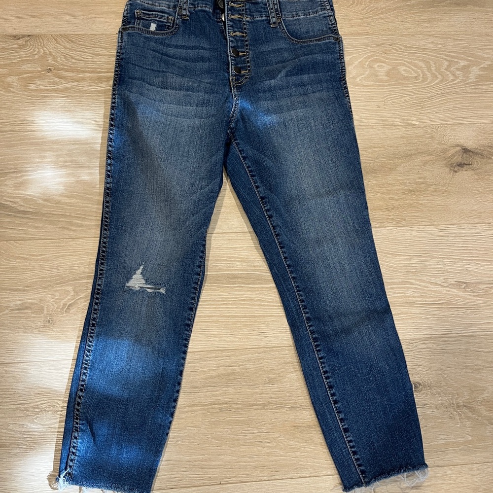 Kut from the kloth button fly jeans EUC
